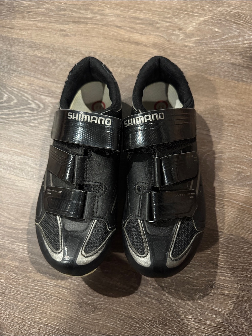 Shimano Black and Silver Women's Athletic Cycling Shoes
